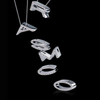 Mặt Chuyền Nữ vàng trắng Ý LV DCNU075 - Gia Tín Jewelry & Diamonds