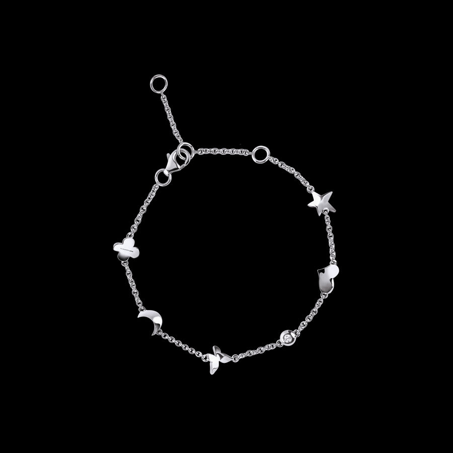 Odyssey fine bracelet in 18ct white gold by Stefano Canturi