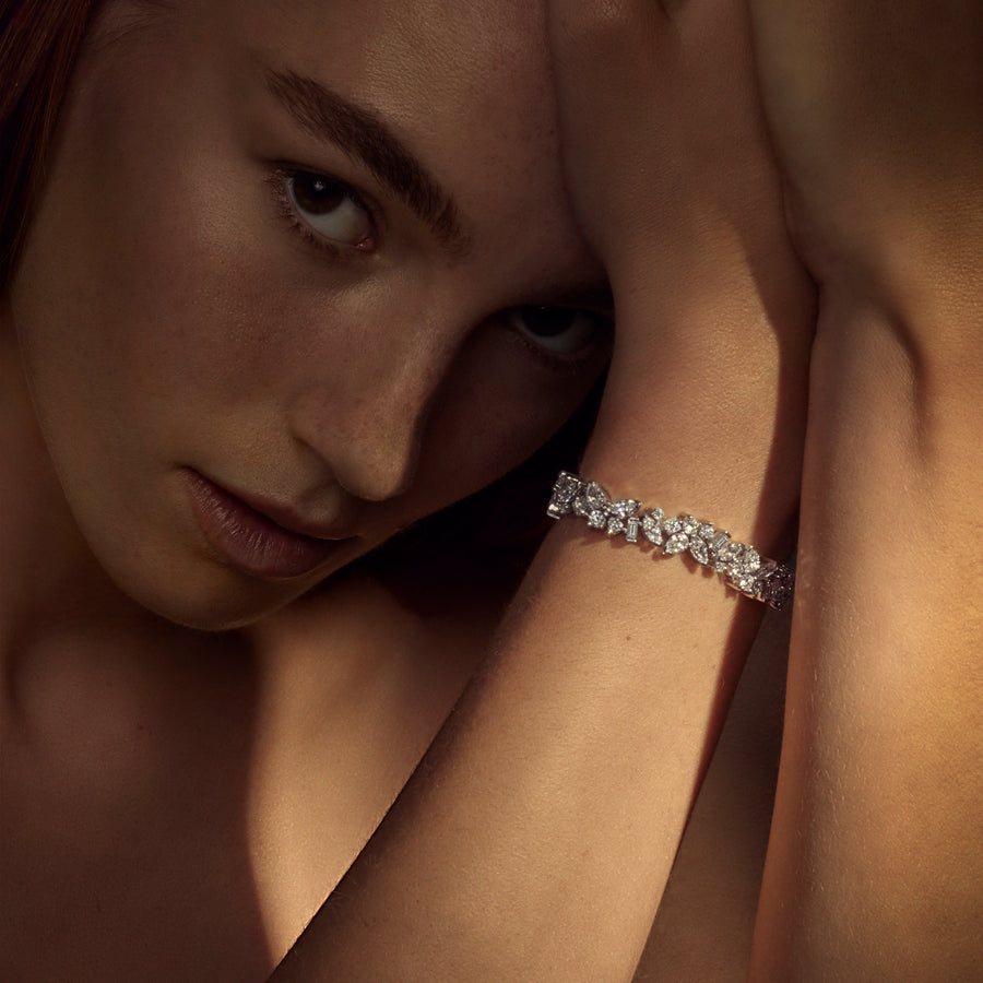 Primavera diamond bracelet in 18ct white gold by Stefano Canturi