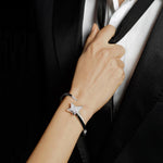 Odyssey diamond Star bangle set in 18ct white gold by Stefano Canturi