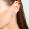 Regina Single Link Diamond and Australian black sapphire earrings by Stefano Canturi
