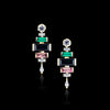 Regina Royale 6 drop diamond and gemstone earrings in 18ct yellow gold by Stefano Canturi