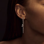 Primavera diamond Swing earrings in 18ct white gold by Stefano Canturi