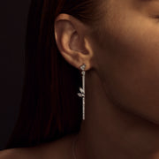 Primavera diamond Swing earrings in 18ct white gold by Stefano Canturi