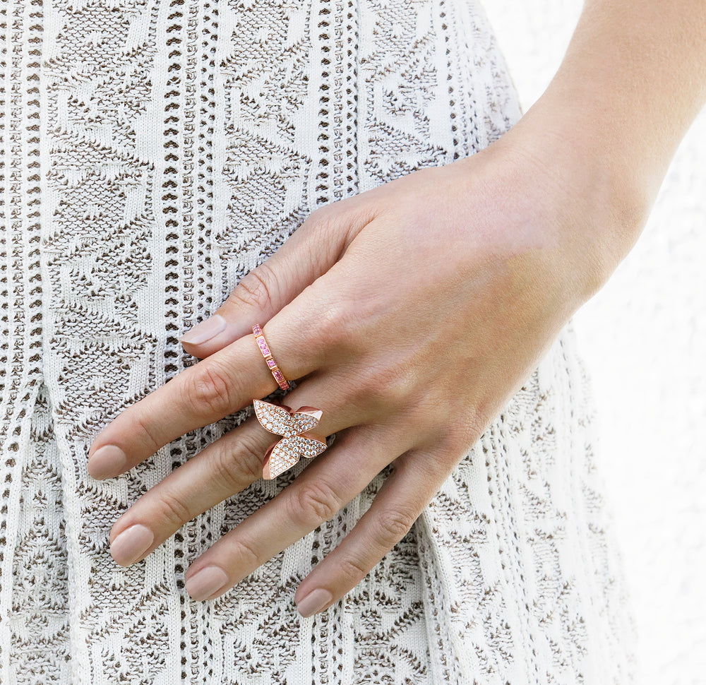 Odyssey diamond Butterfly ring by Stefano Canturi