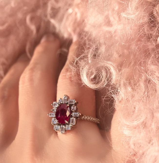 Butterfly Ruby Diamond Ring | Gemstone Rings For Women | CaratLane