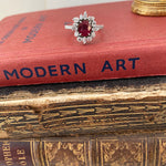 Stella diamond and ruby ring in 18ct white gold by Stefano Canturi