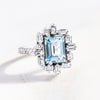 Stella diamond and aquamarine ring by Stefano Canturi