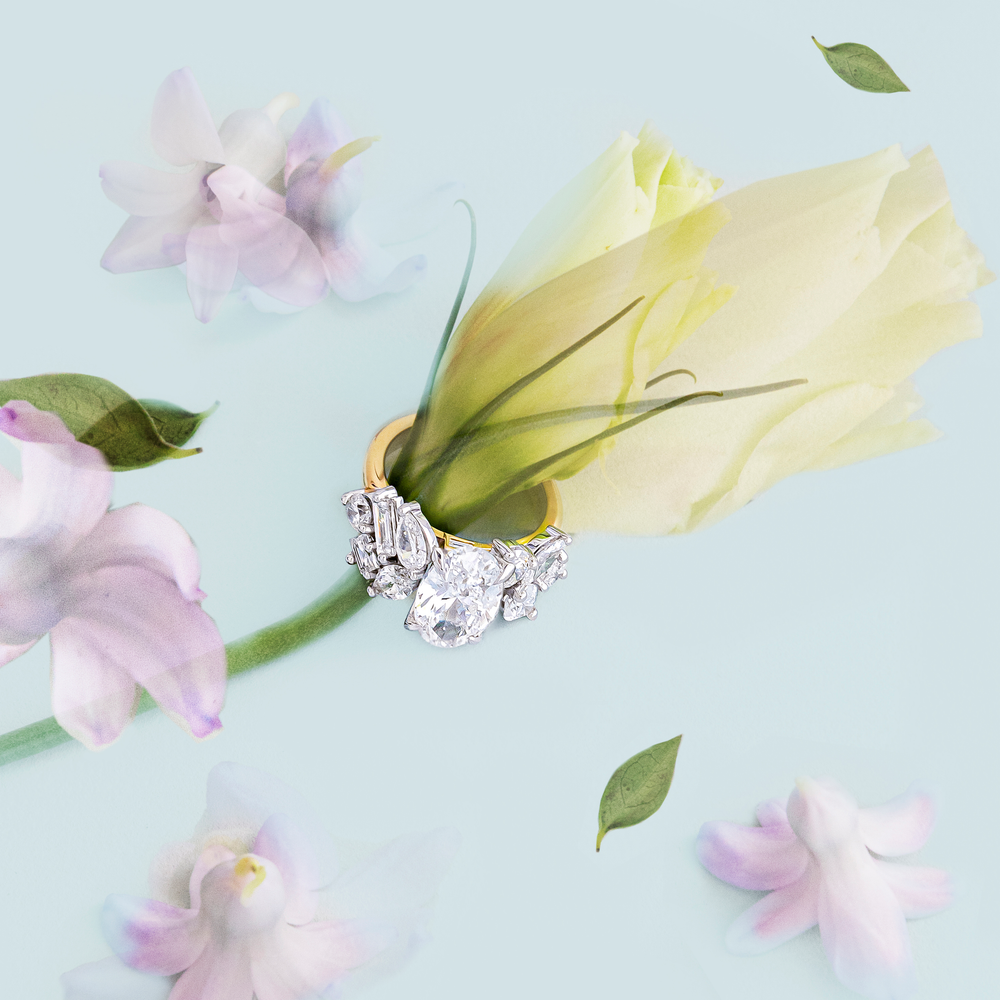 Primavera diamond engagement ring by Stefano Canturi