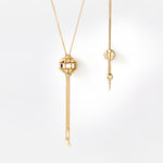 Cubism Glove neckpiece in 18ct yellow gold by Stefano Canturi