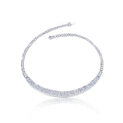 Cubism diamond neckpiece in 18ct white gold by Stefano Canturi