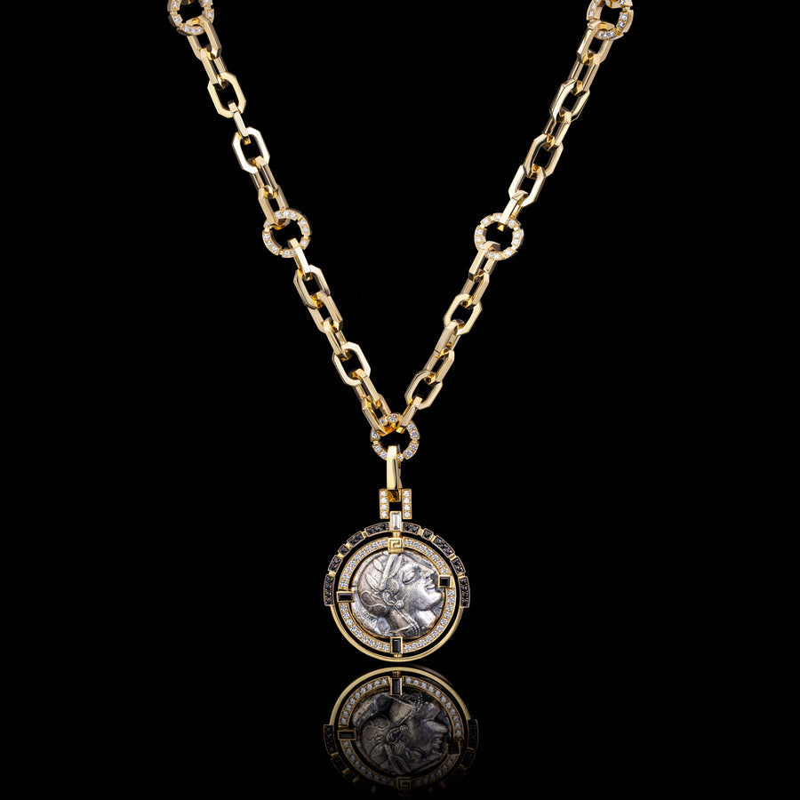 Athena necklace with Ancient coin by Stefano Canturi