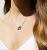 Odyssey Heart pendant necklace set in 18ct pink gold by Stefano Canturi