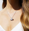 Odyssey diamond Butterfly pendant necklace set in 18ct white gold by Stefano Canturi
