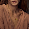 Cubism Colourburst Necklace in 18ct yellow gold by Stefano Canturi