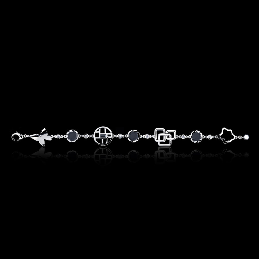 Canturi Signature bracelet in 18ct white gold by Stefano Canturi
