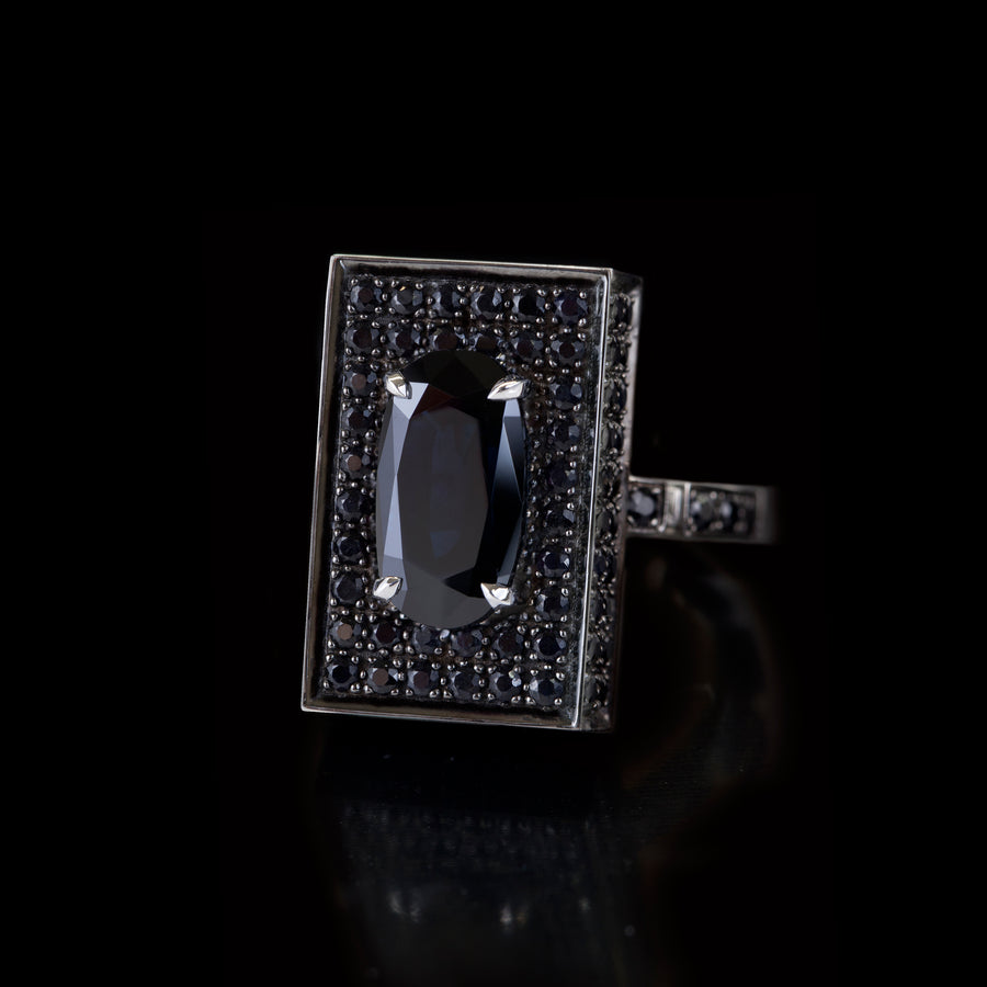 Captivo australian black sapphire ring by Stefano Canturi