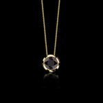 Regina Australian black sapphire necklace in 18ct yellow gold by Stefano Canturi