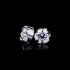 Regina diamond stud earrings in 18cr white gold by Stefano Canturi