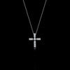 Regina small diamond cross in 18ct white gold by Stefano Canturi