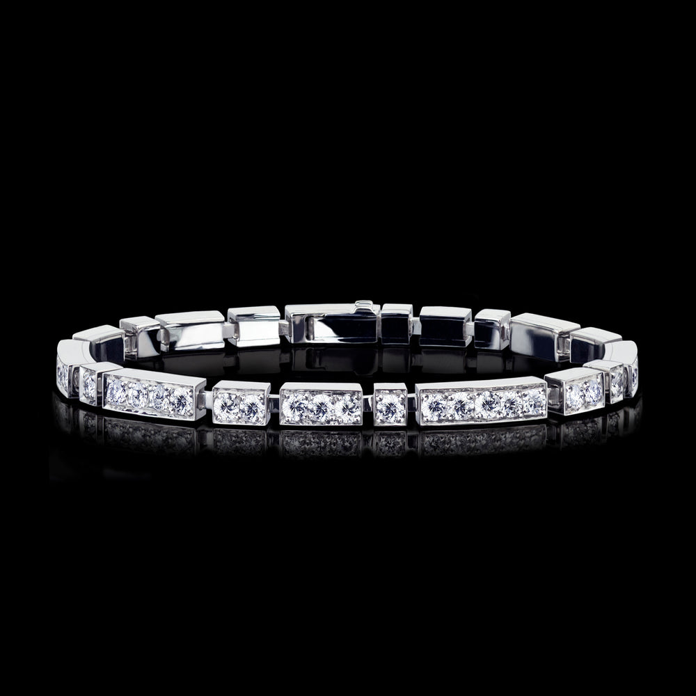 Regina Diamond Bracelet set in 18ct White Gold by Stefano Canturi